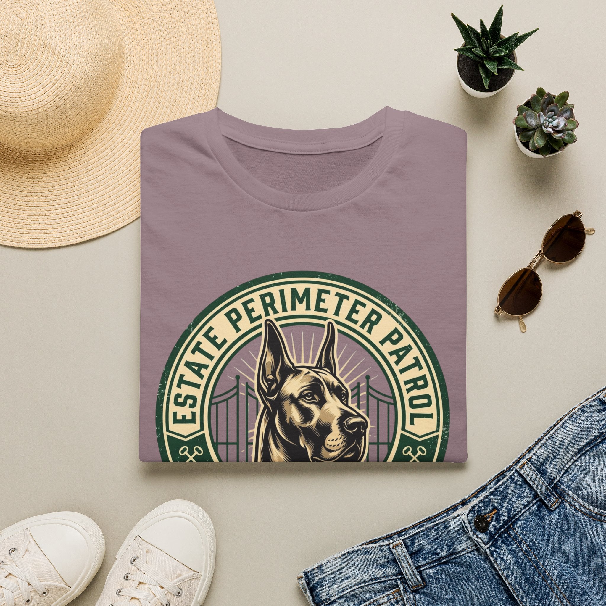Great Dane Working Badge T-Shirt