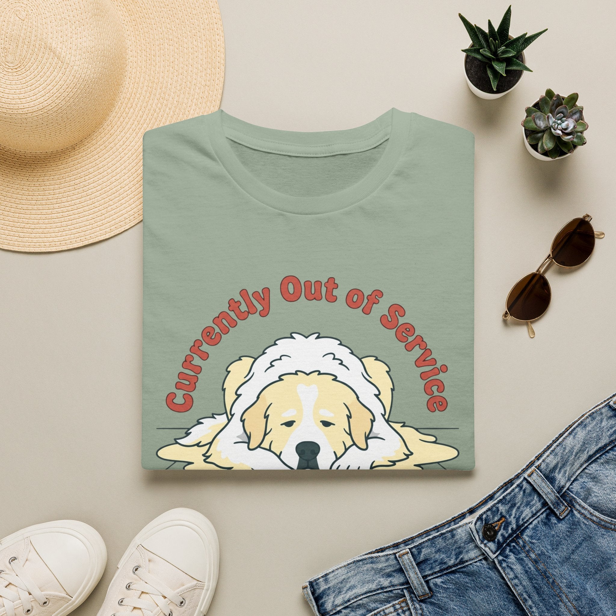 Great Pyrenees Out of Service T-Shirt