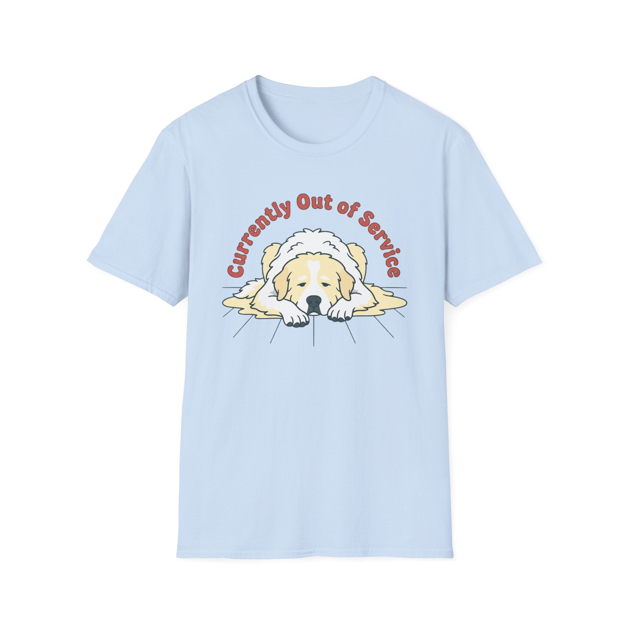 Great Pyrenees Out of Service T-Shirt