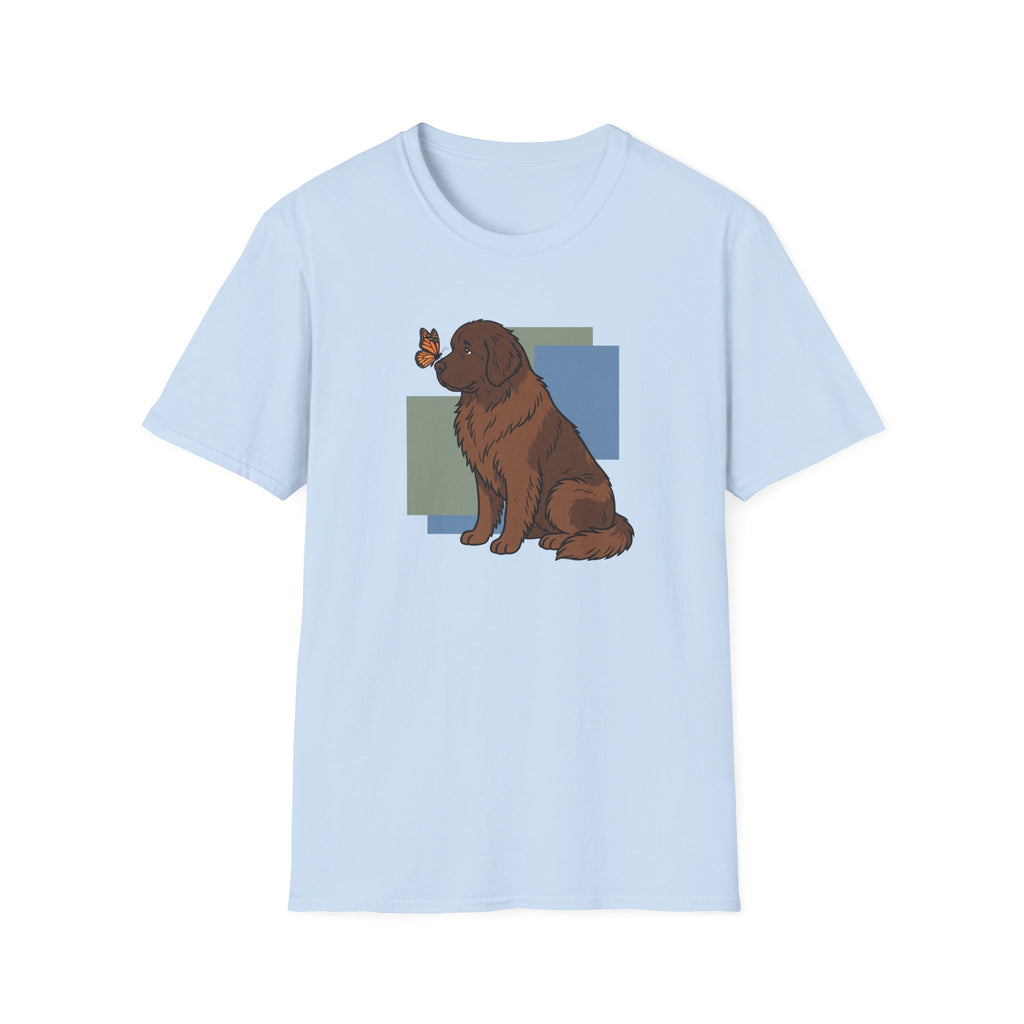 Butterfly on Newfoundland Nose T-Shirt