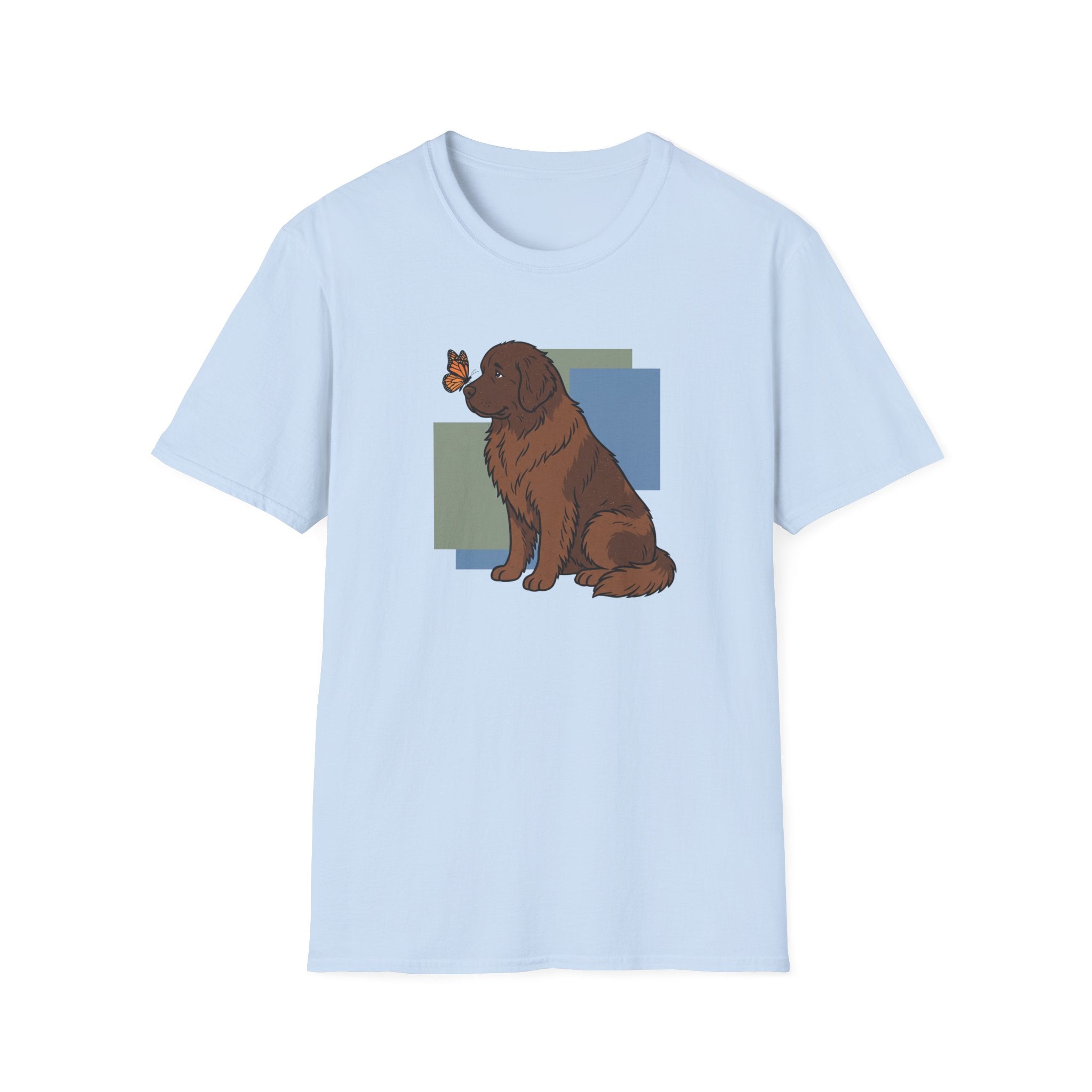 Butterfly on Newfoundland Nose T-Shirt