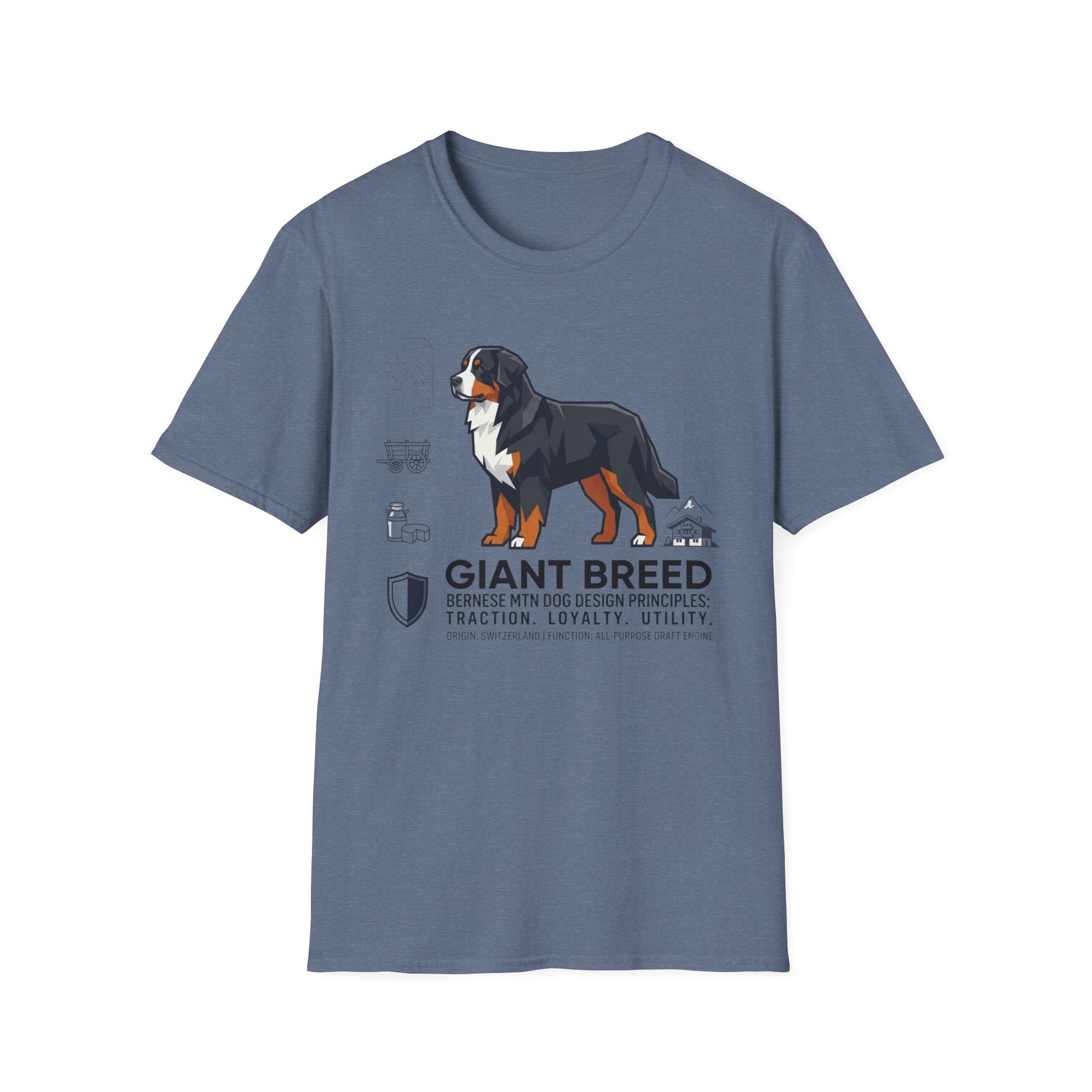 Bernese Mtn Dog Icons T-Shirt