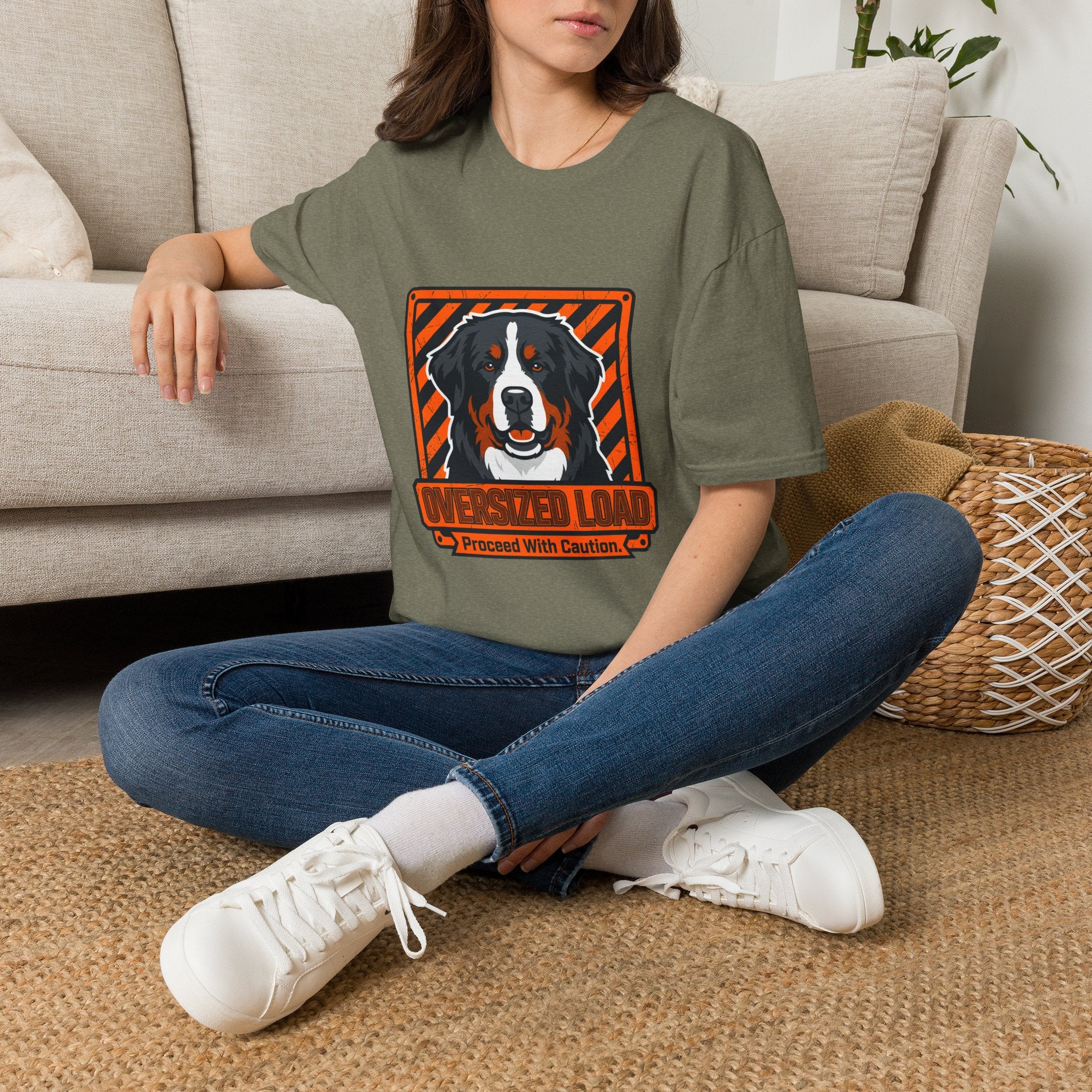 Oversized Load Bernese Mtn Dog T-Shirt
