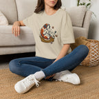 St. Bernard in a Basket T-Shirt