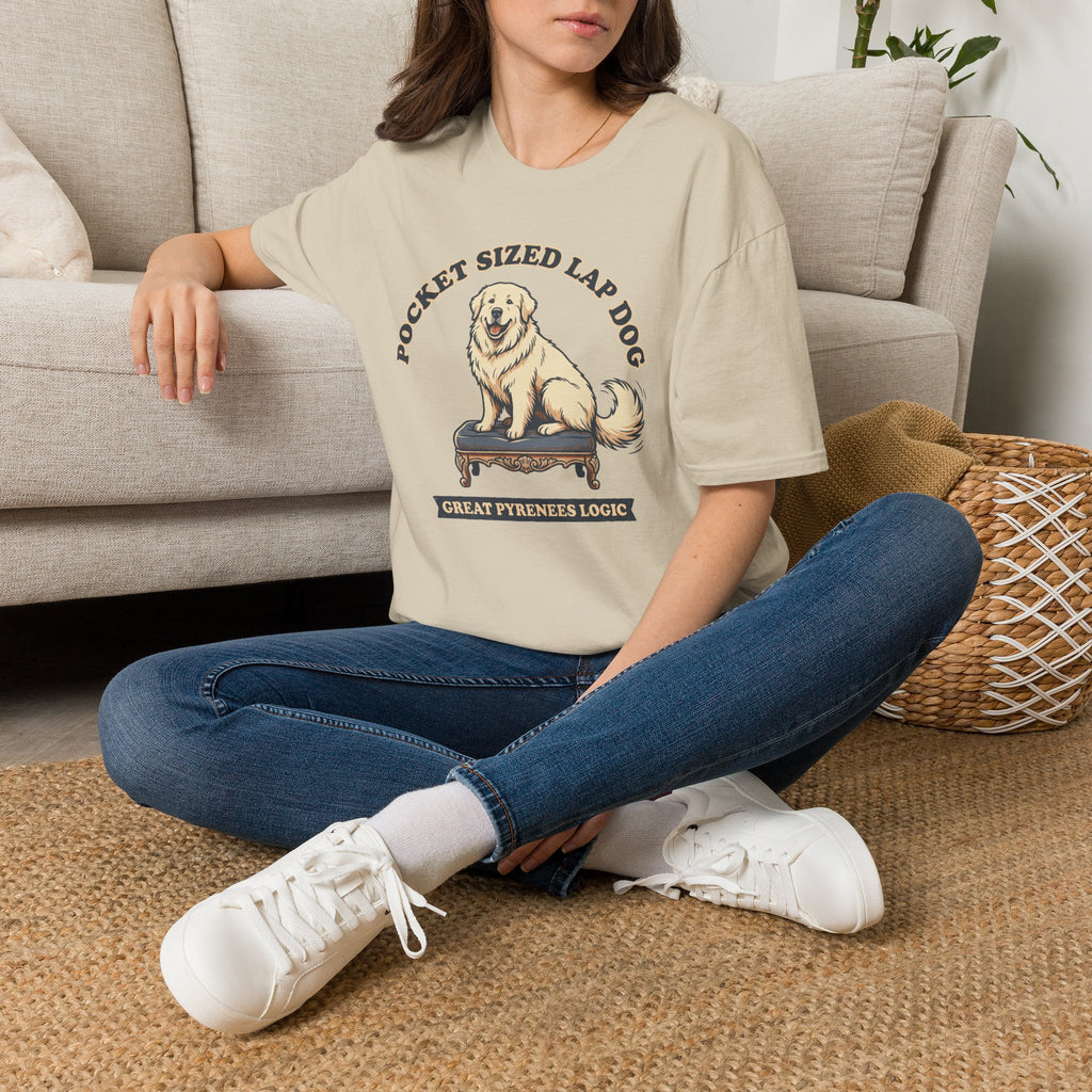 Old Timey Lap Dog Great Pyrenees T-Shirt
