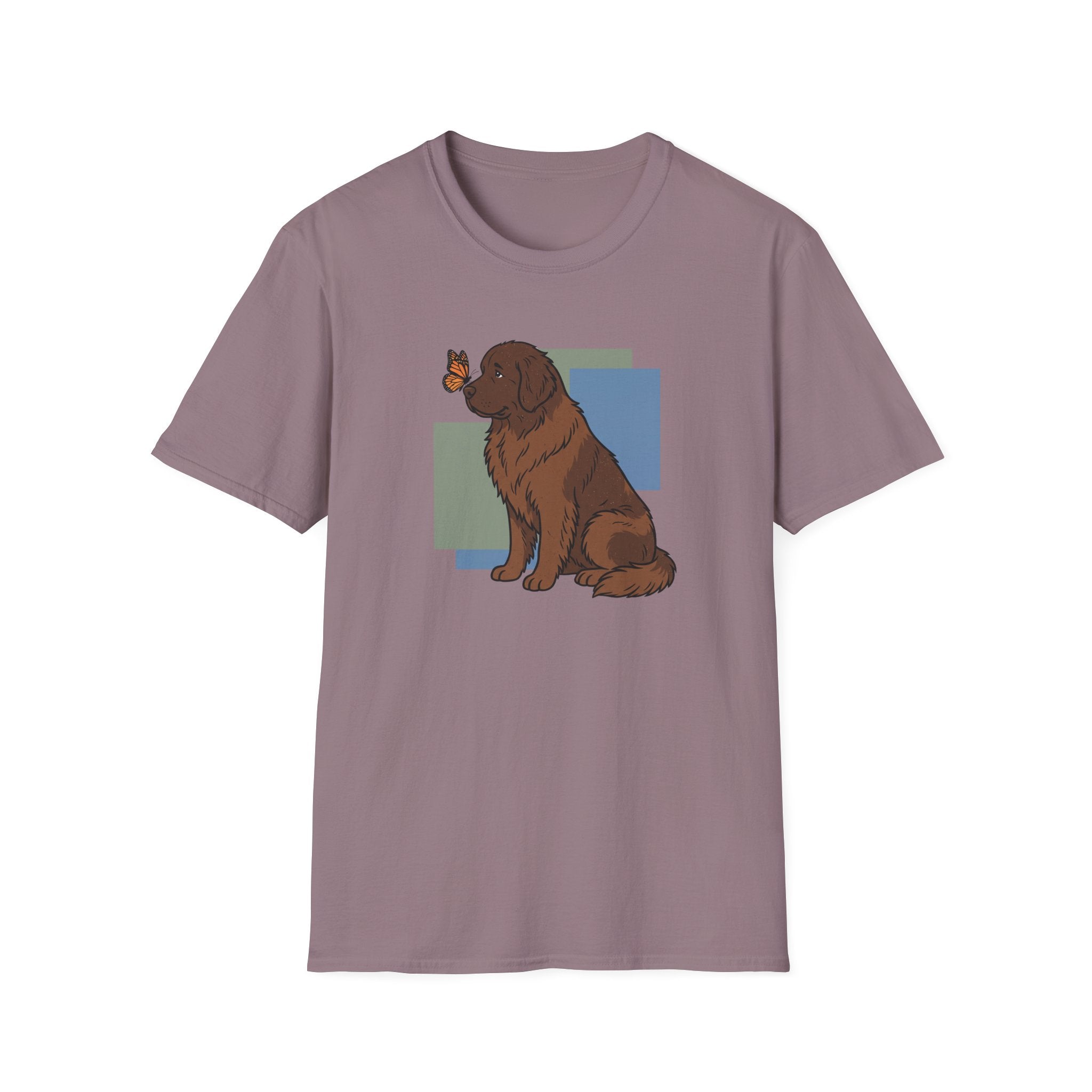 Butterfly on Newfoundland Nose T-Shirt