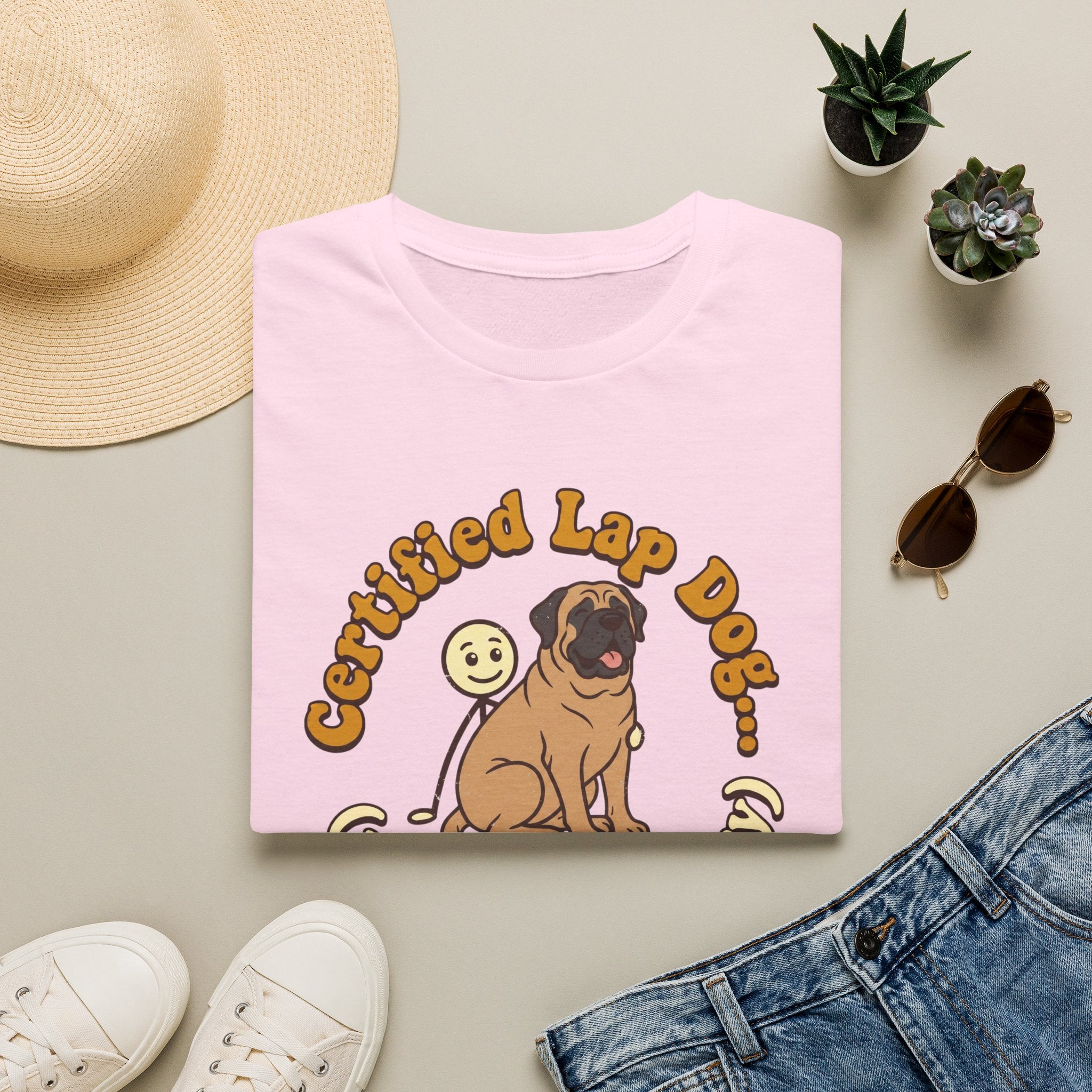 Mastiff on a Stick Man T-Shirt
