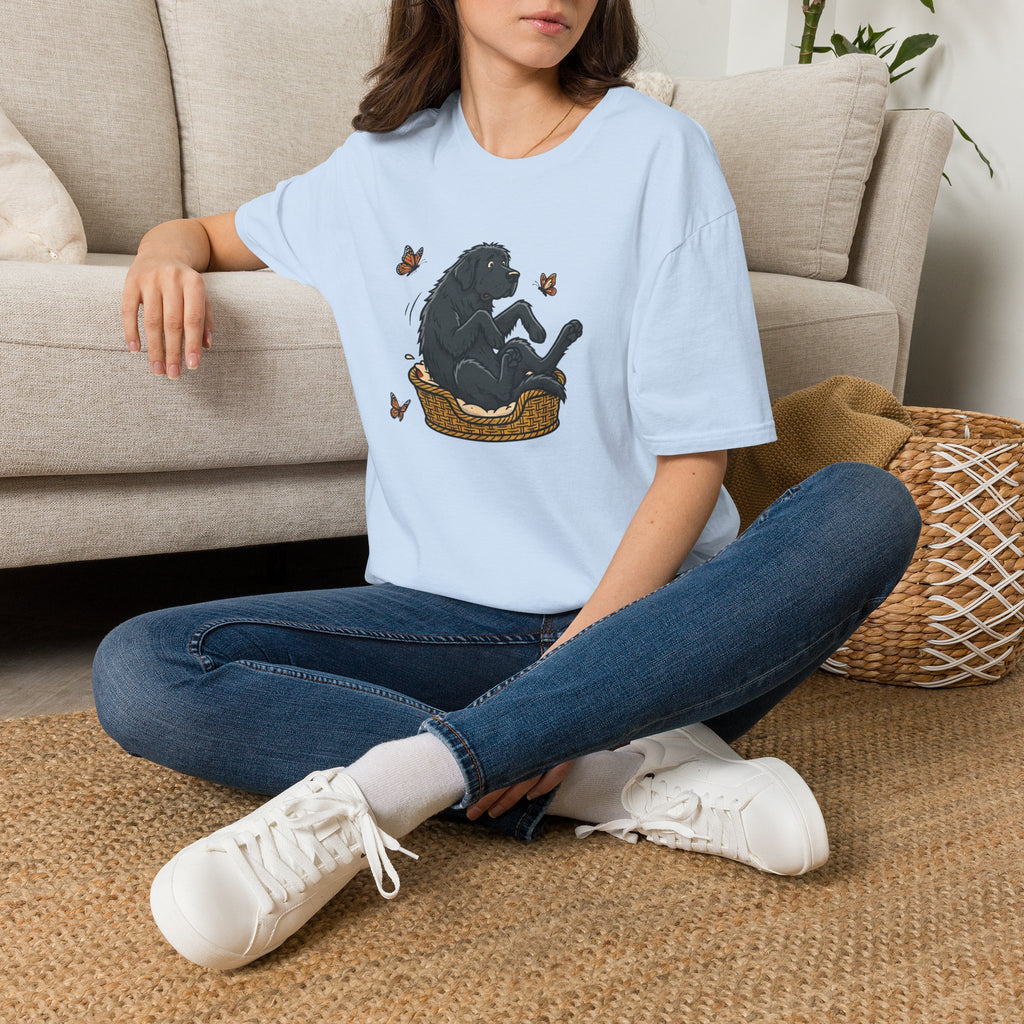Newfoundland in a Basket T-Shirt
