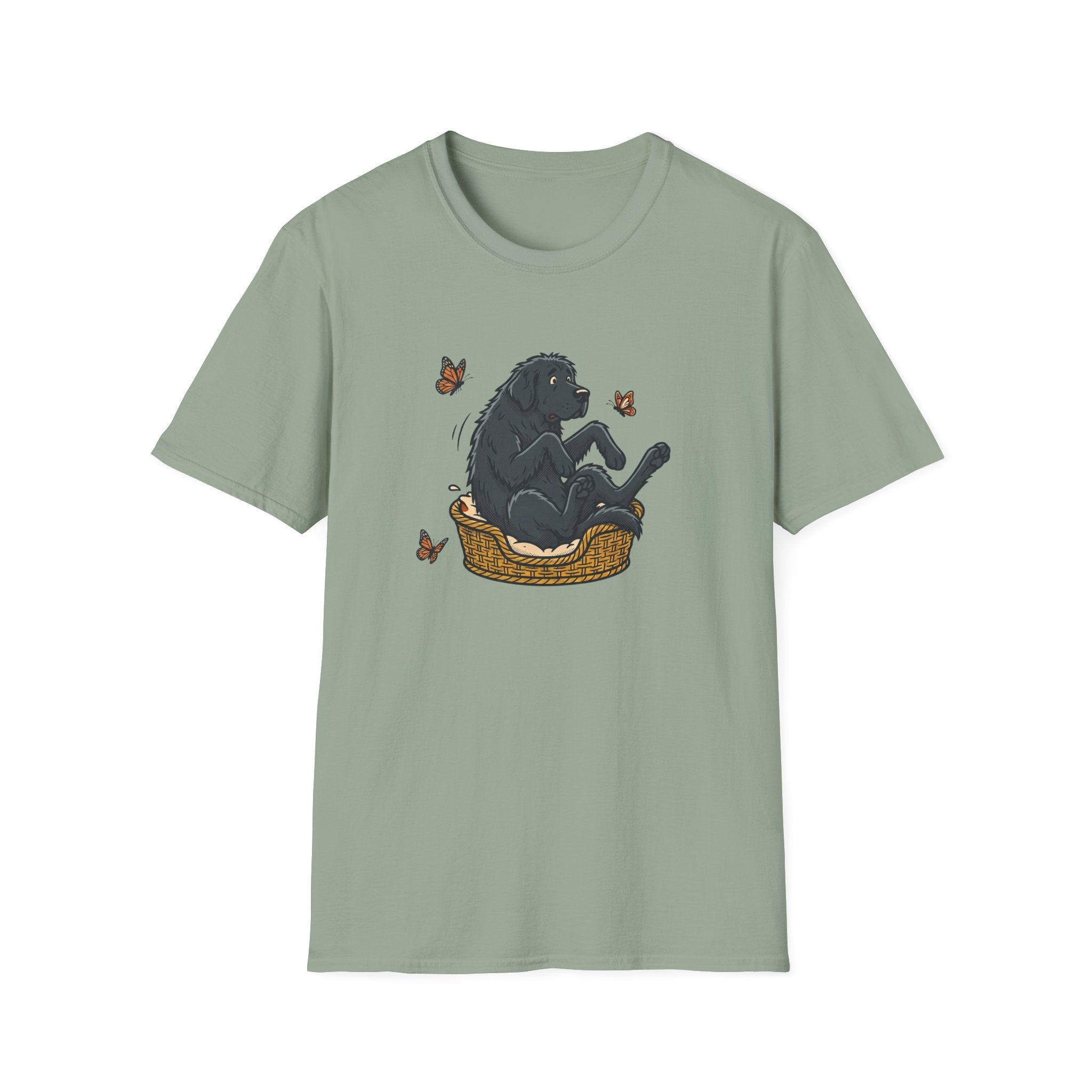 Newfoundland in a Basket T-Shirt