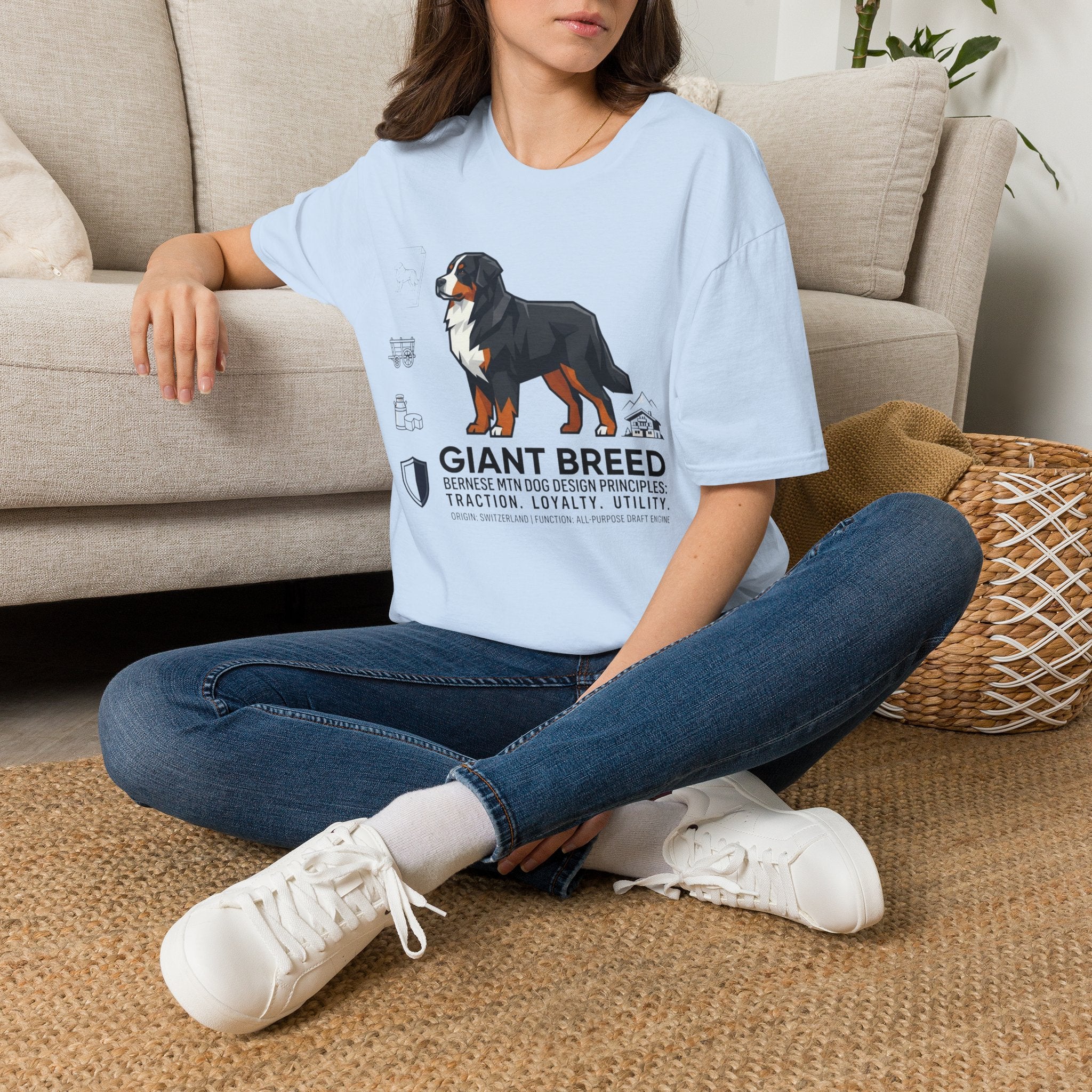 Bernese Mtn Dog Icons T-Shirt