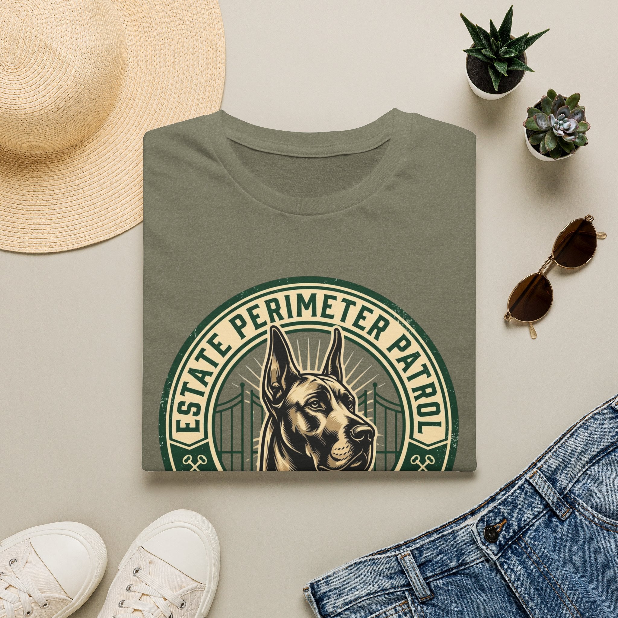 Great Dane Working Badge T-Shirt