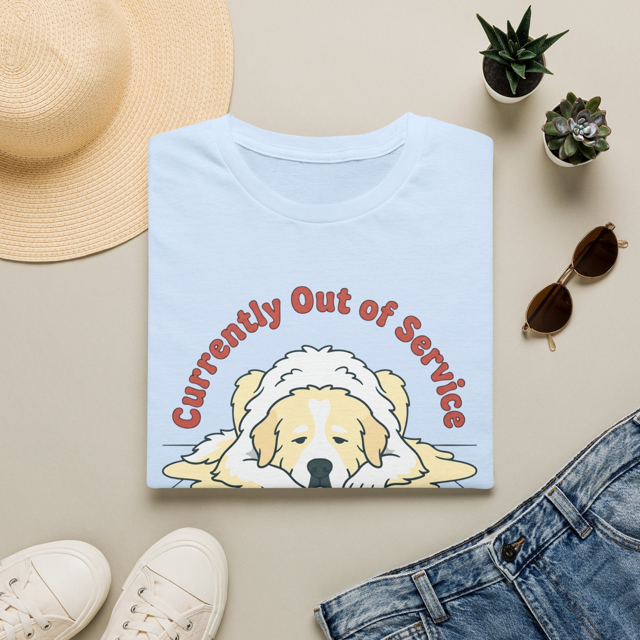 Great Pyrenees Out of Service T-Shirt