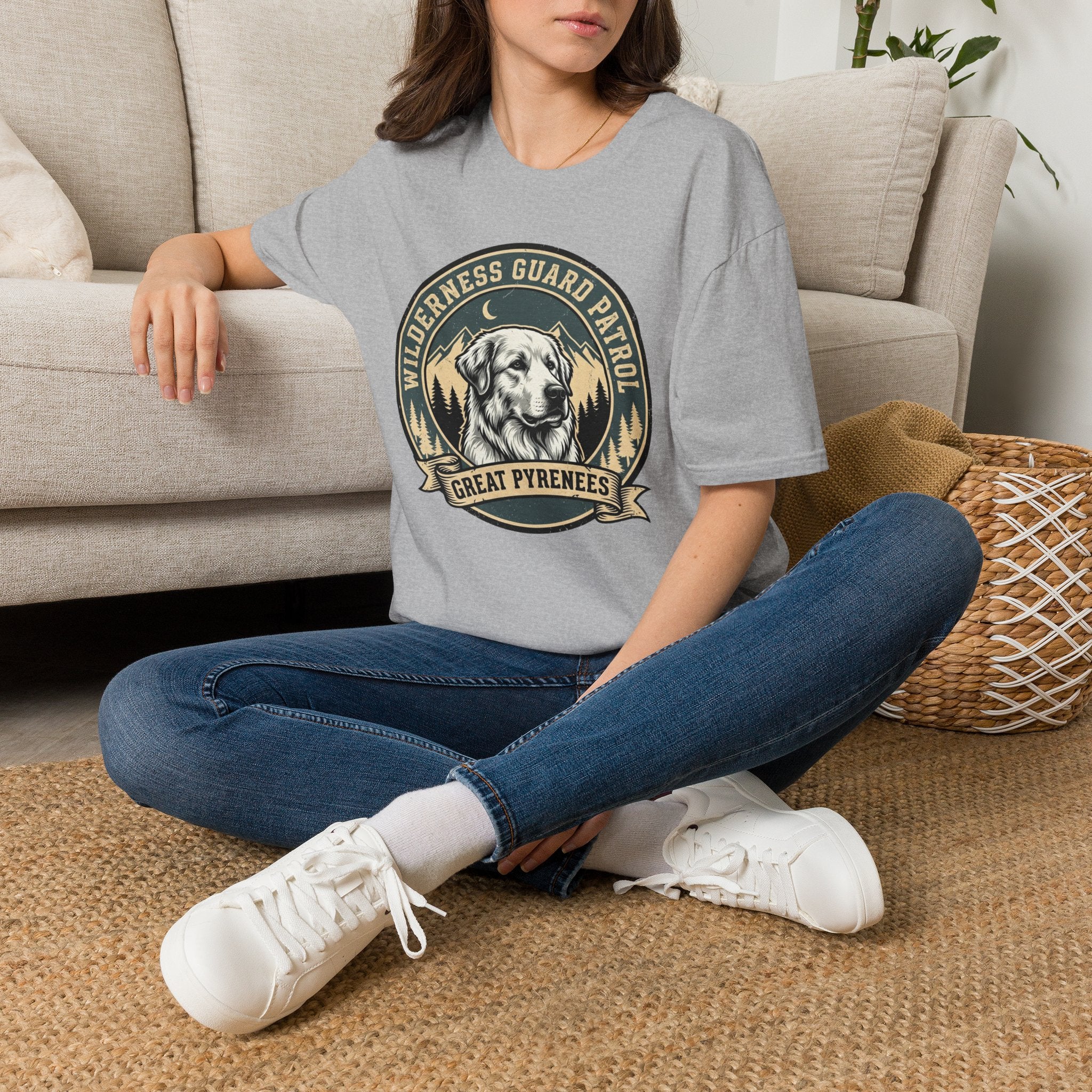 Great Pyrenees Working Badge T-Shirt