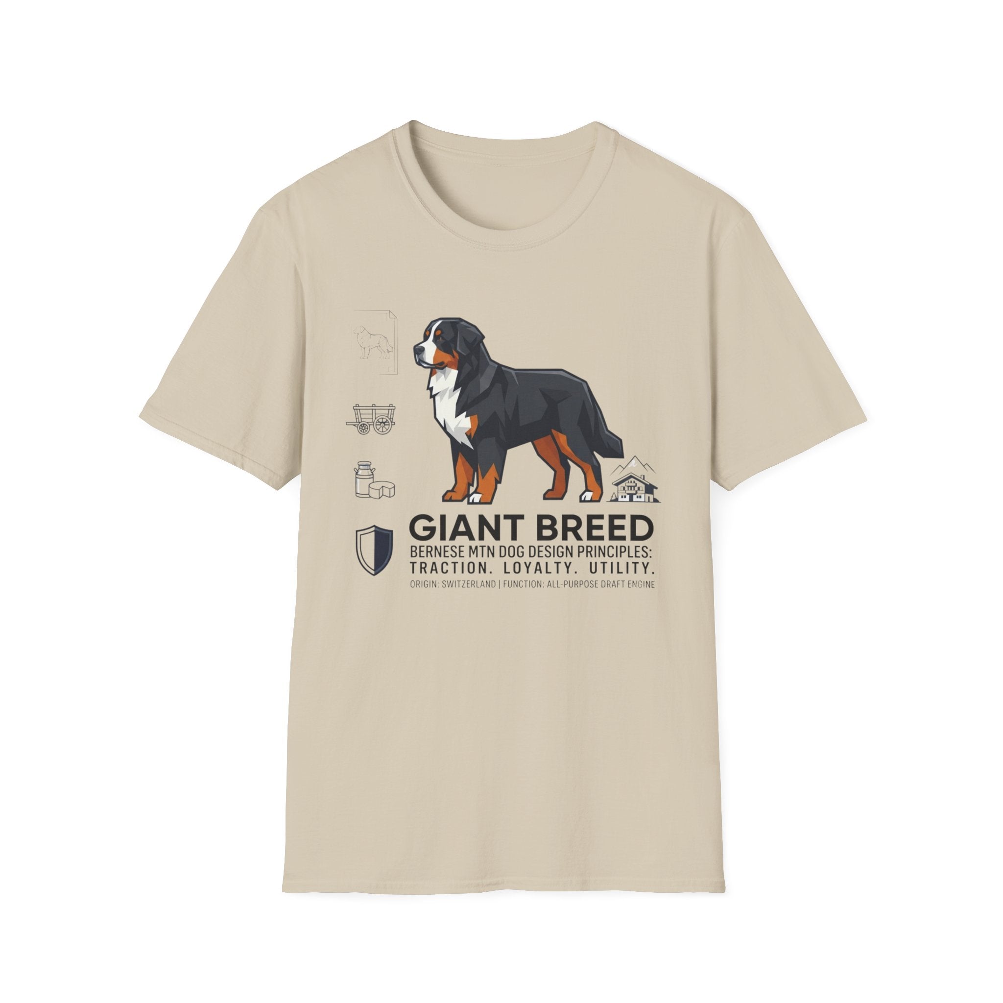 Bernese Mtn Dog Icons T-Shirt
