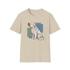 Butterfly on Great Pyrenees Nose T-Shirt