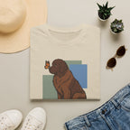 Butterfly on Newfoundland Nose T-Shirt