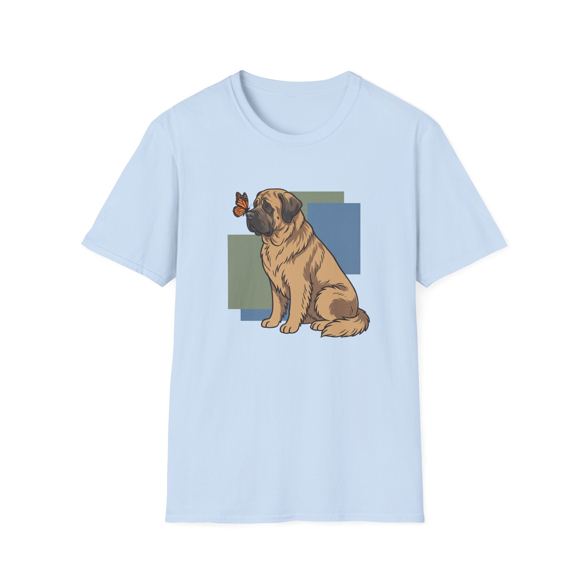 Butterfly on Mastiff Nose T-Shirt