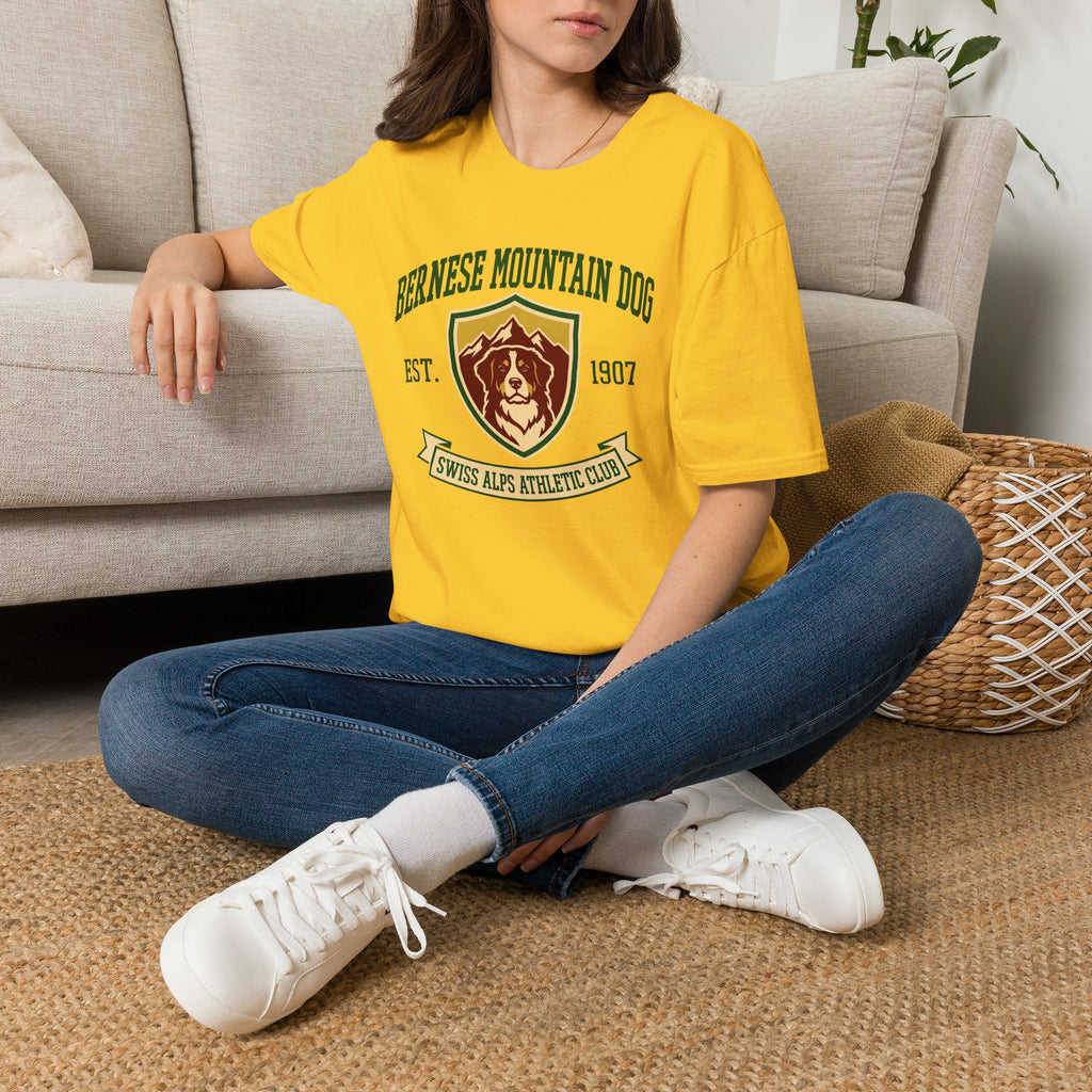 Varsity Bernese Mtn Dog T-Shirt