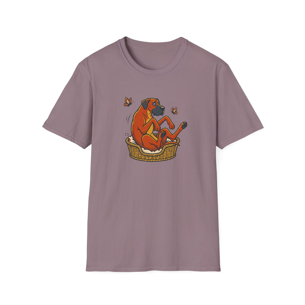 Great Dane in a Basket T-Shirt