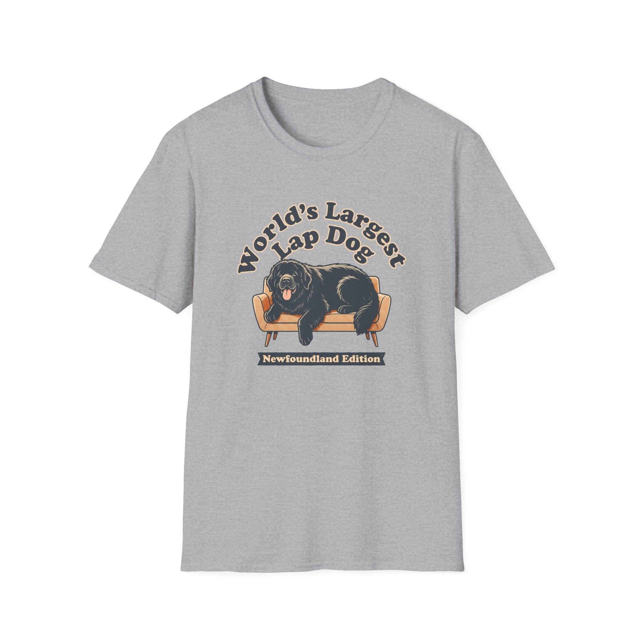 Old Timey Lap Dog Newfoundland T-Shirt