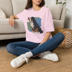 Butterfly on Bernese Mtn Dog Nose T-Shirt
