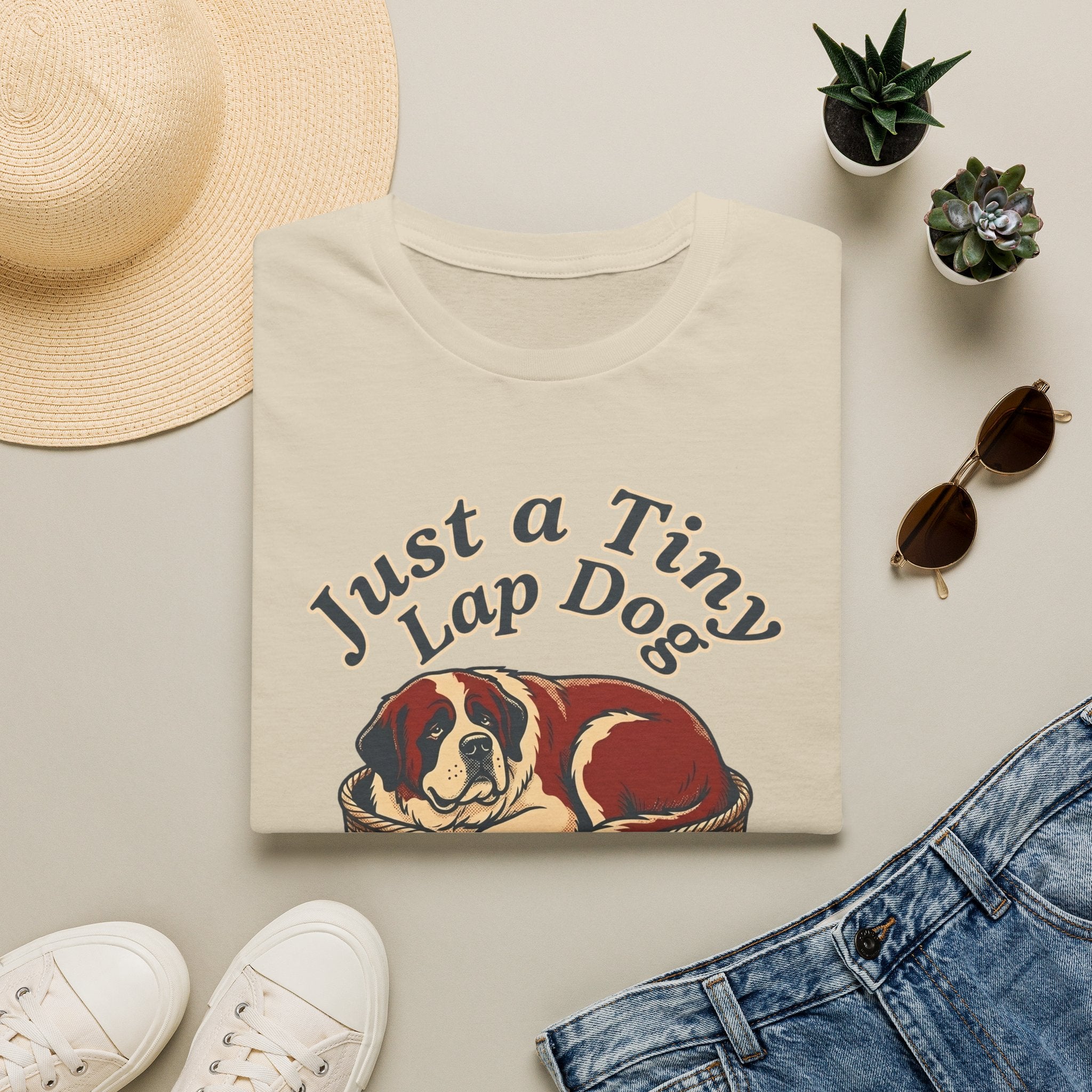 Old Timey Lap Dog St. Bernard T-Shirt