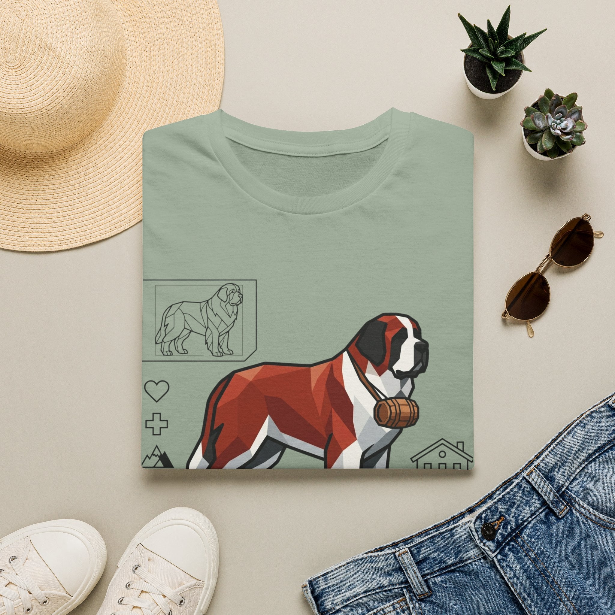 St. Bernard Icons T-Shirt