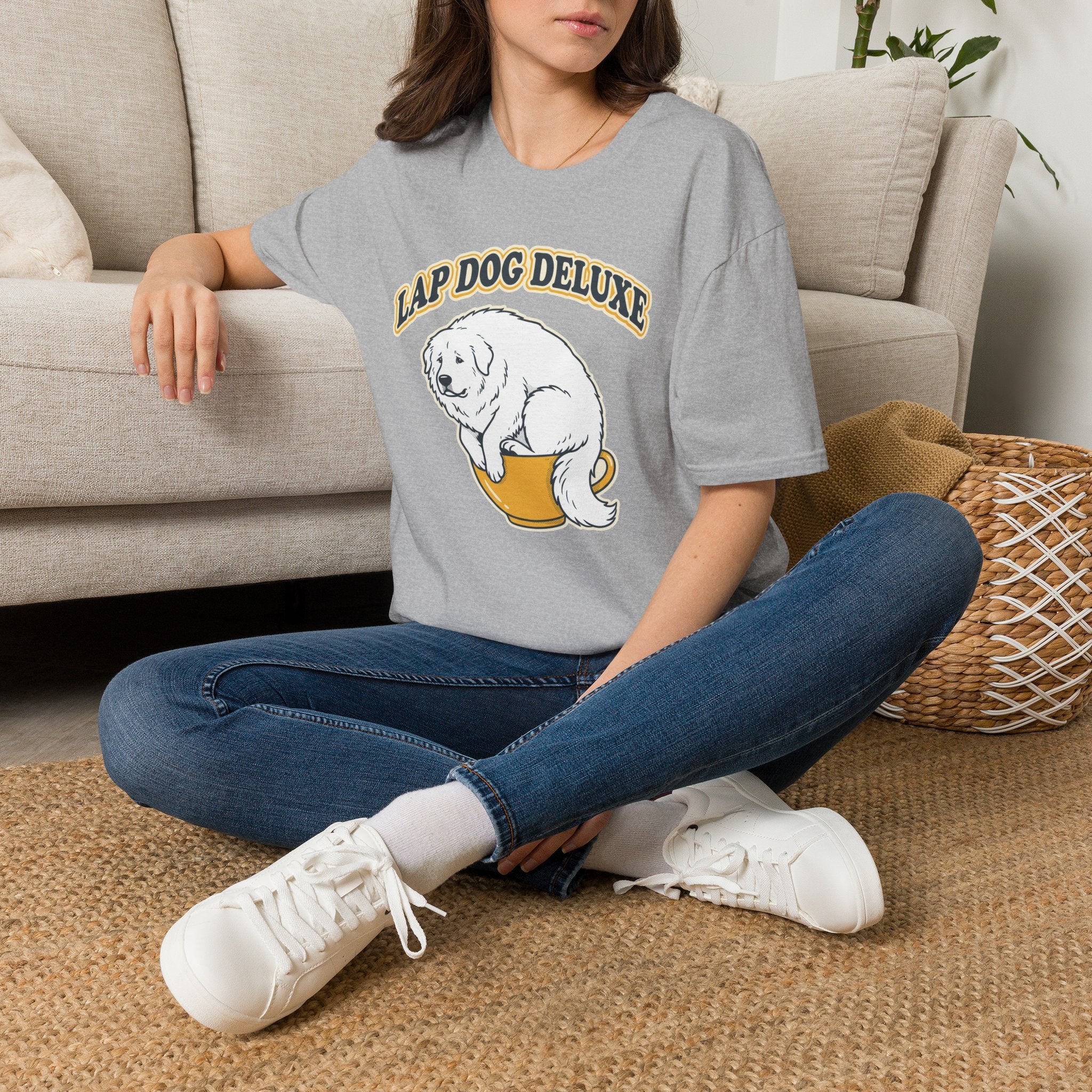 Great Pyrenees in a Teacup T-Shirt