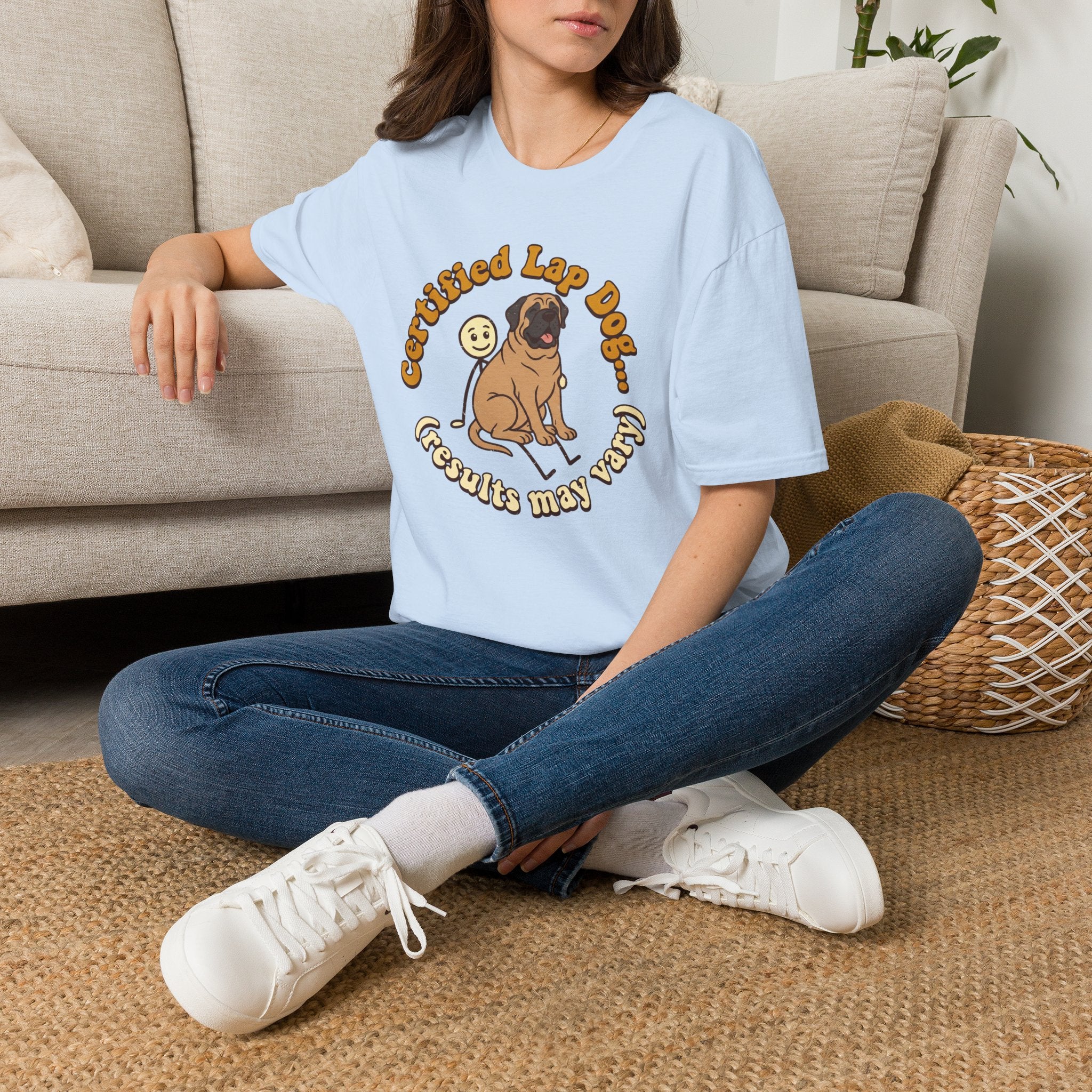 Mastiff on a Stick Man T-Shirt