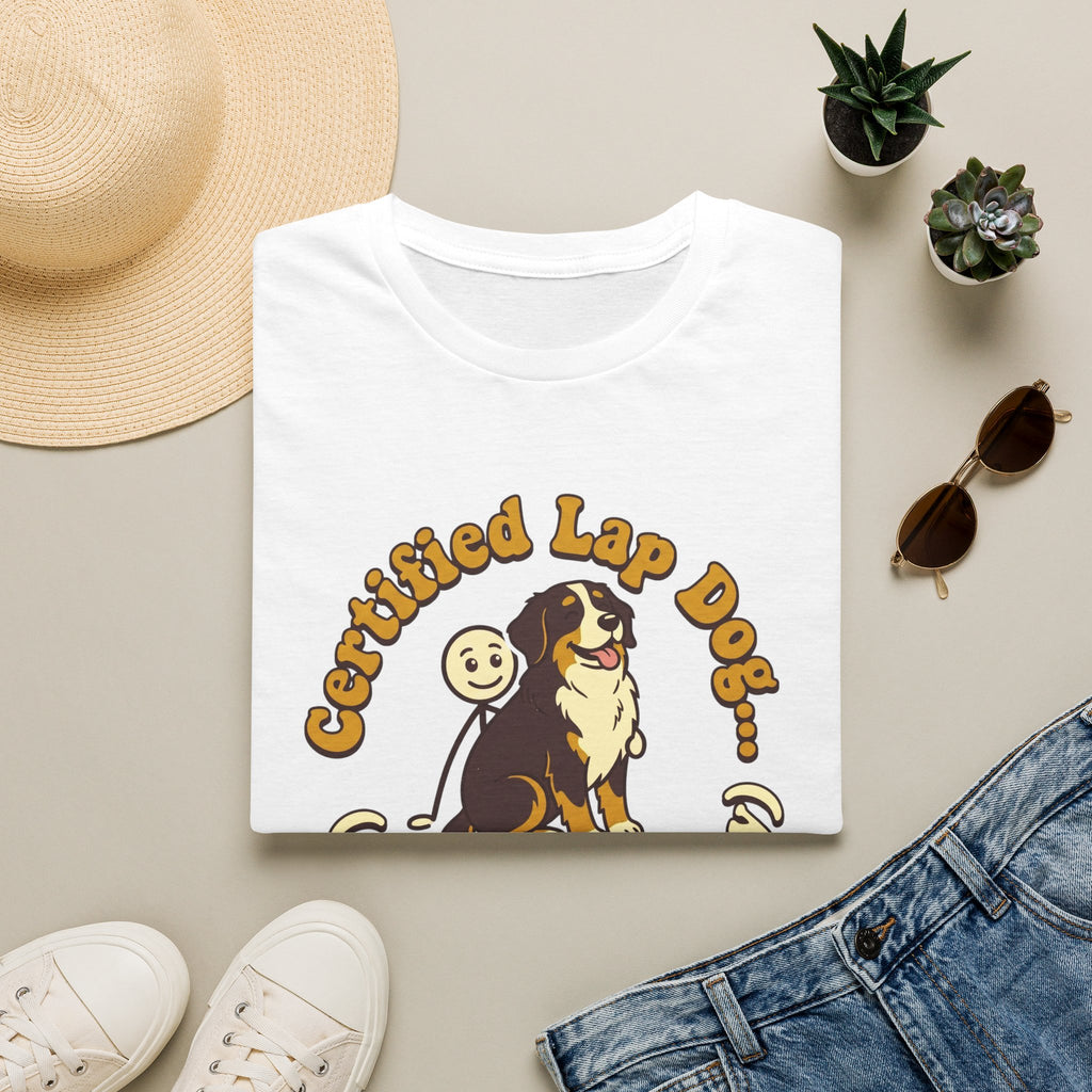 Bernese Mtn Dog on a Stick Man T-Shirt