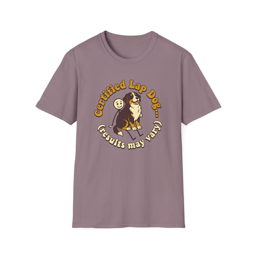 Bernese Mtn Dog on a Stick Man T-Shirt