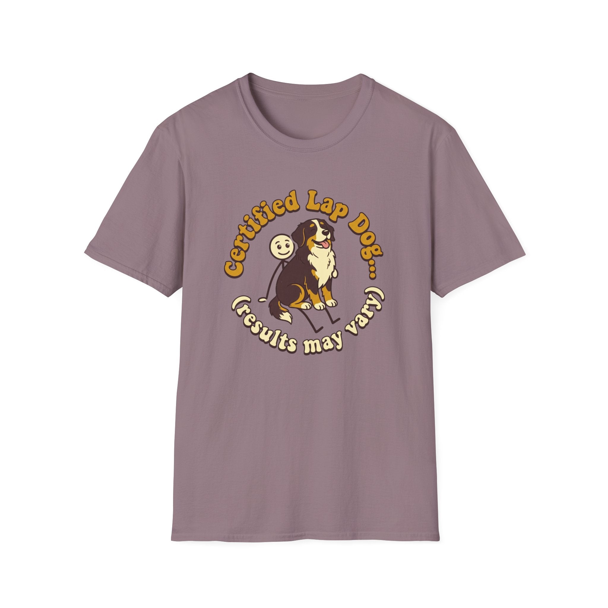 Bernese Mtn Dog on a Stick Man T-Shirt