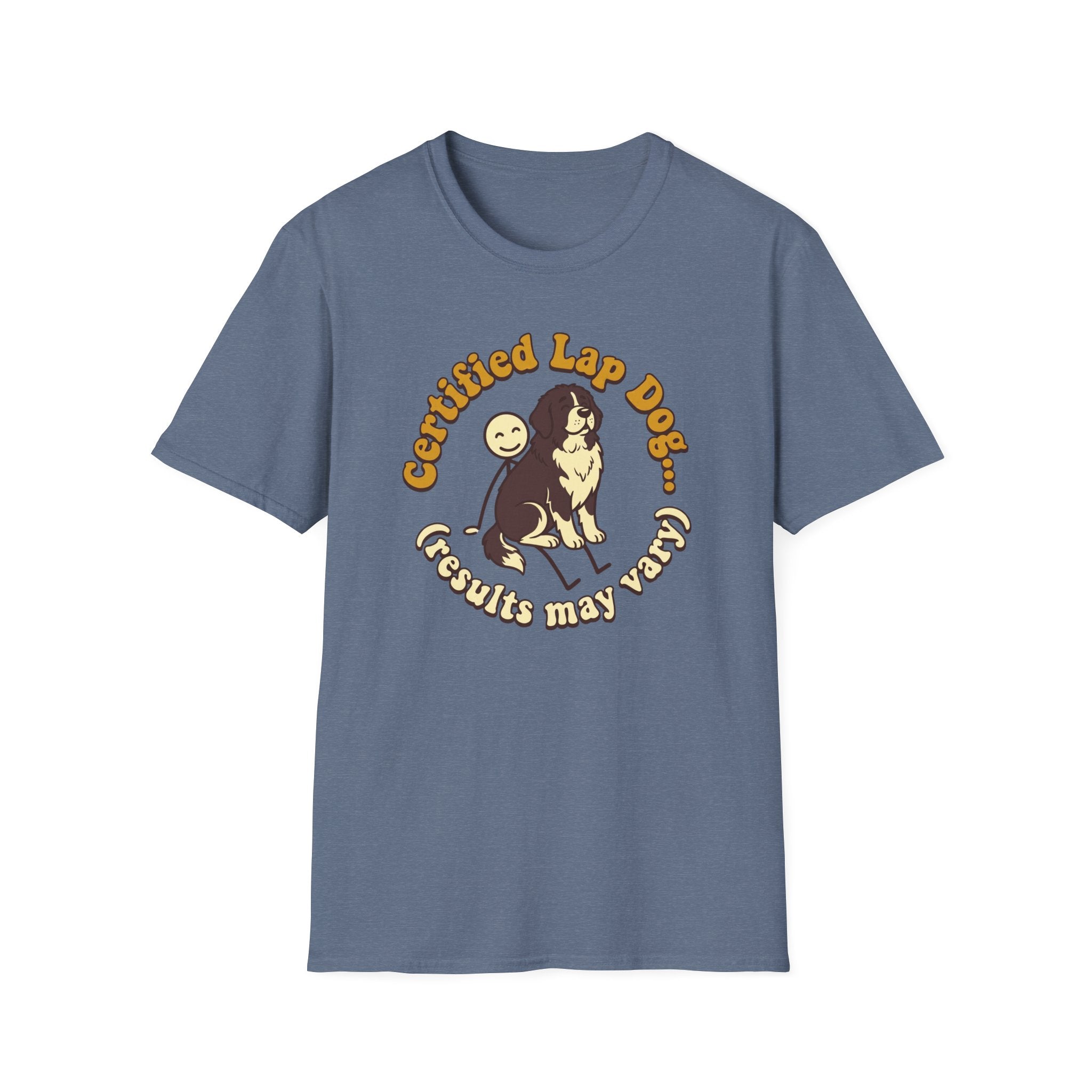 Newfie on a Stick Man T-Shirt