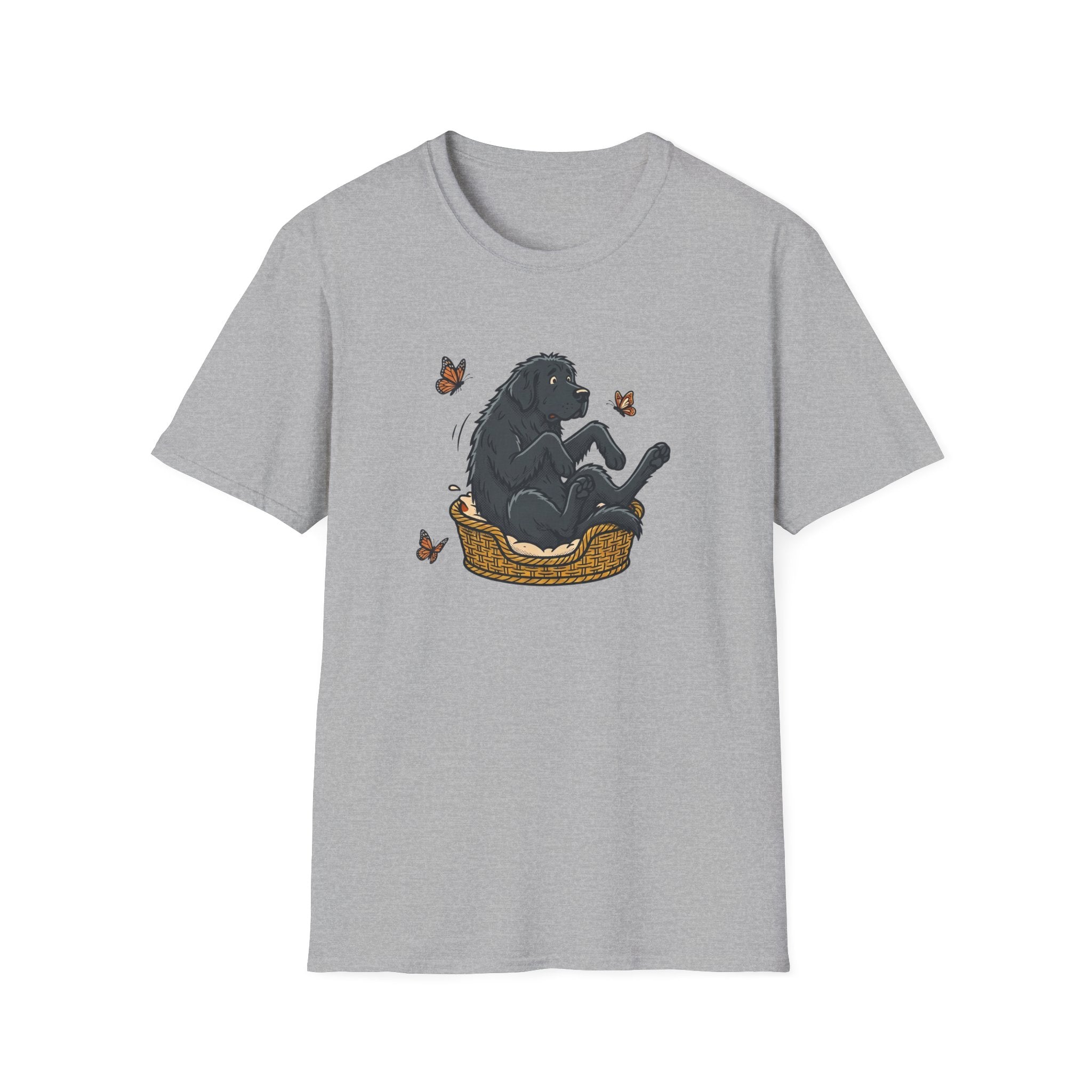 Newfoundland in a Basket T-Shirt