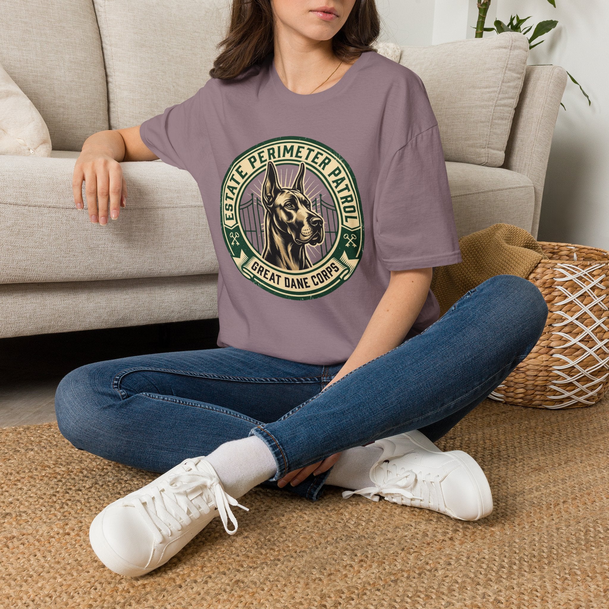 Great Dane Working Badge T-Shirt