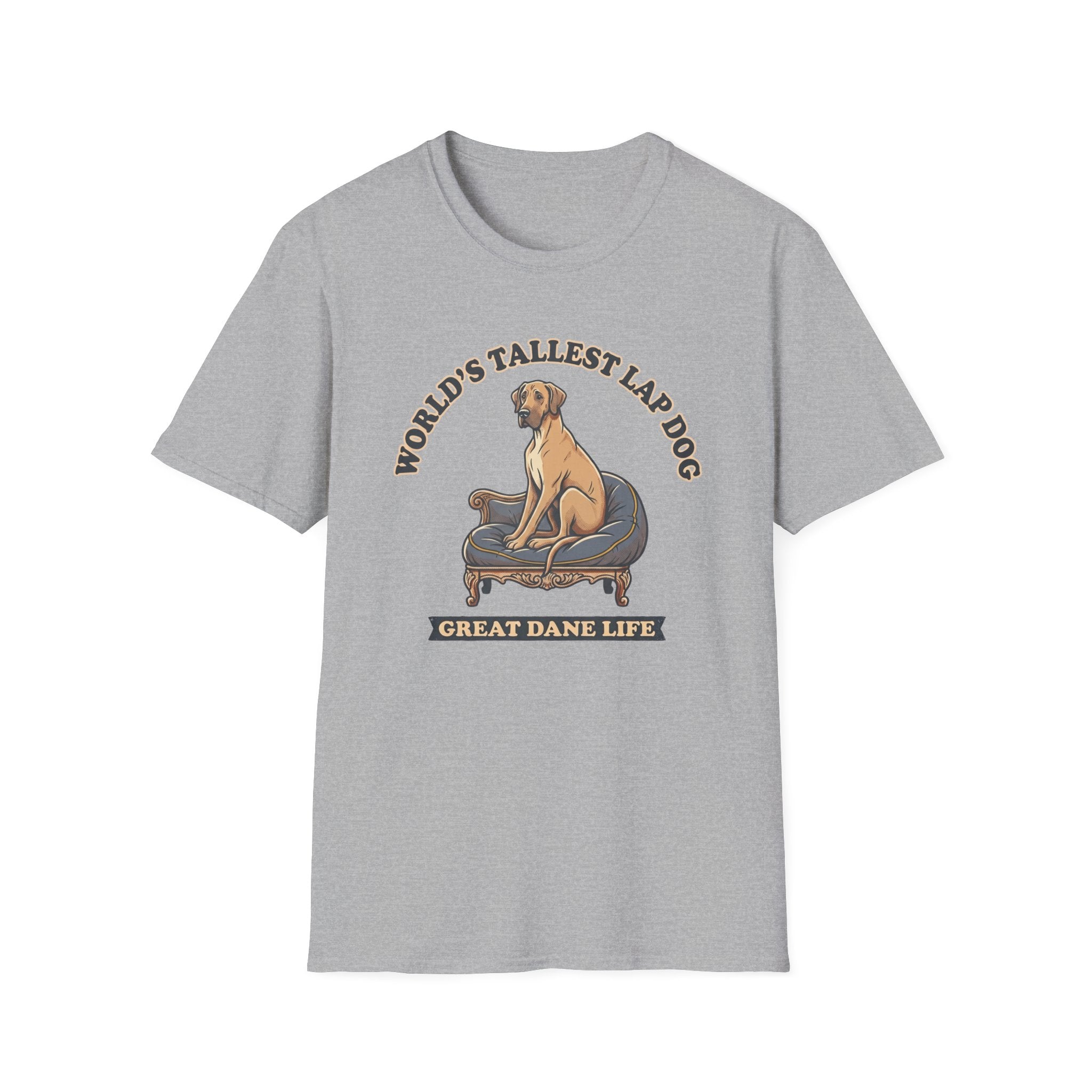 Old Timey Lap Dog Great Dane T-Shirt