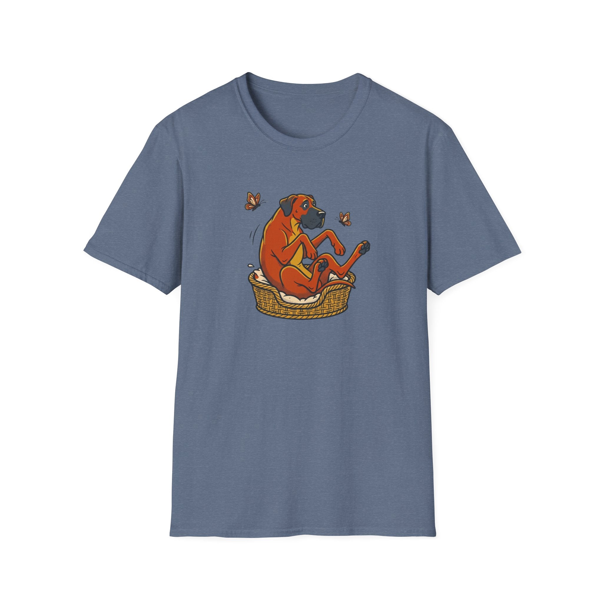 Great Dane in a Basket T-Shirt