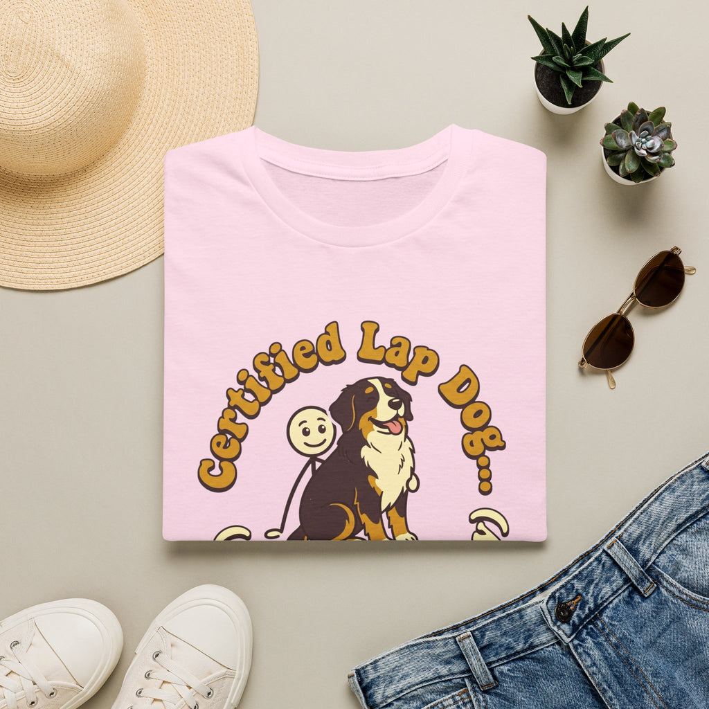 Bernese Mtn Dog on a Stick Man T-Shirt