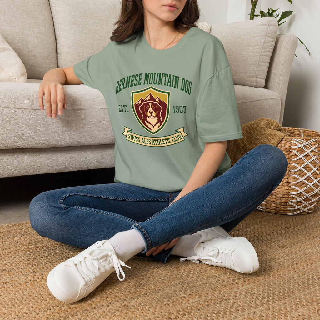 Varsity Bernese Mtn Dog T-Shirt