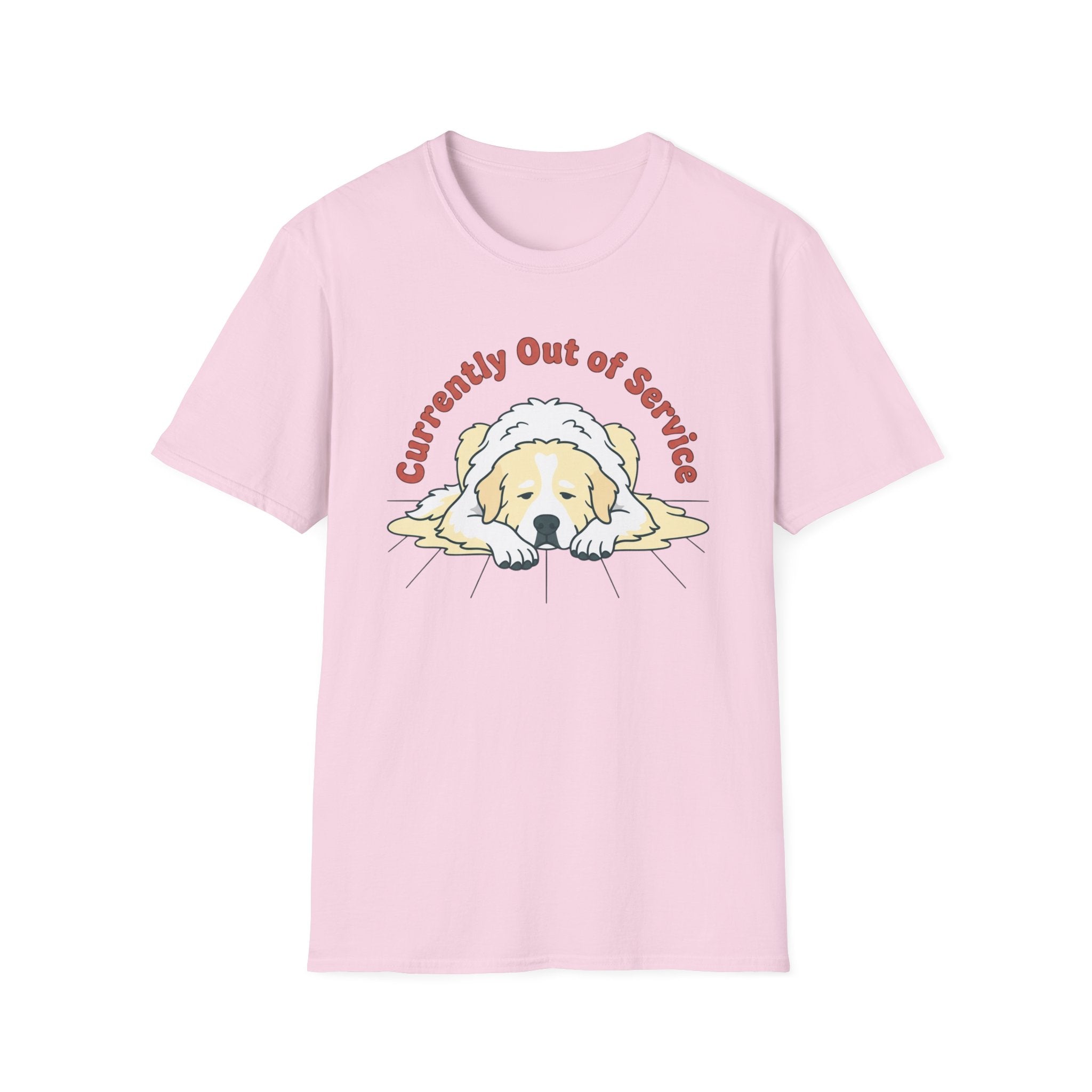 Great Pyrenees Out of Service T-Shirt