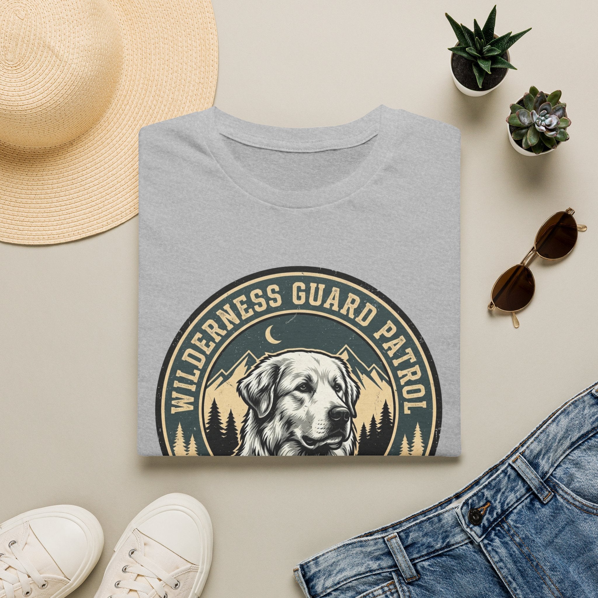 Great Pyrenees Working Badge T-Shirt