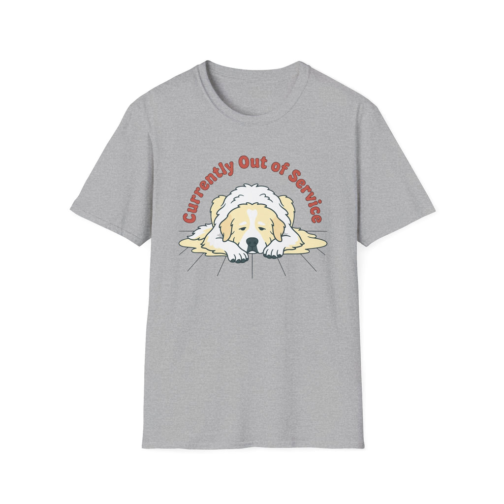 Great Pyrenees Out of Service T-Shirt
