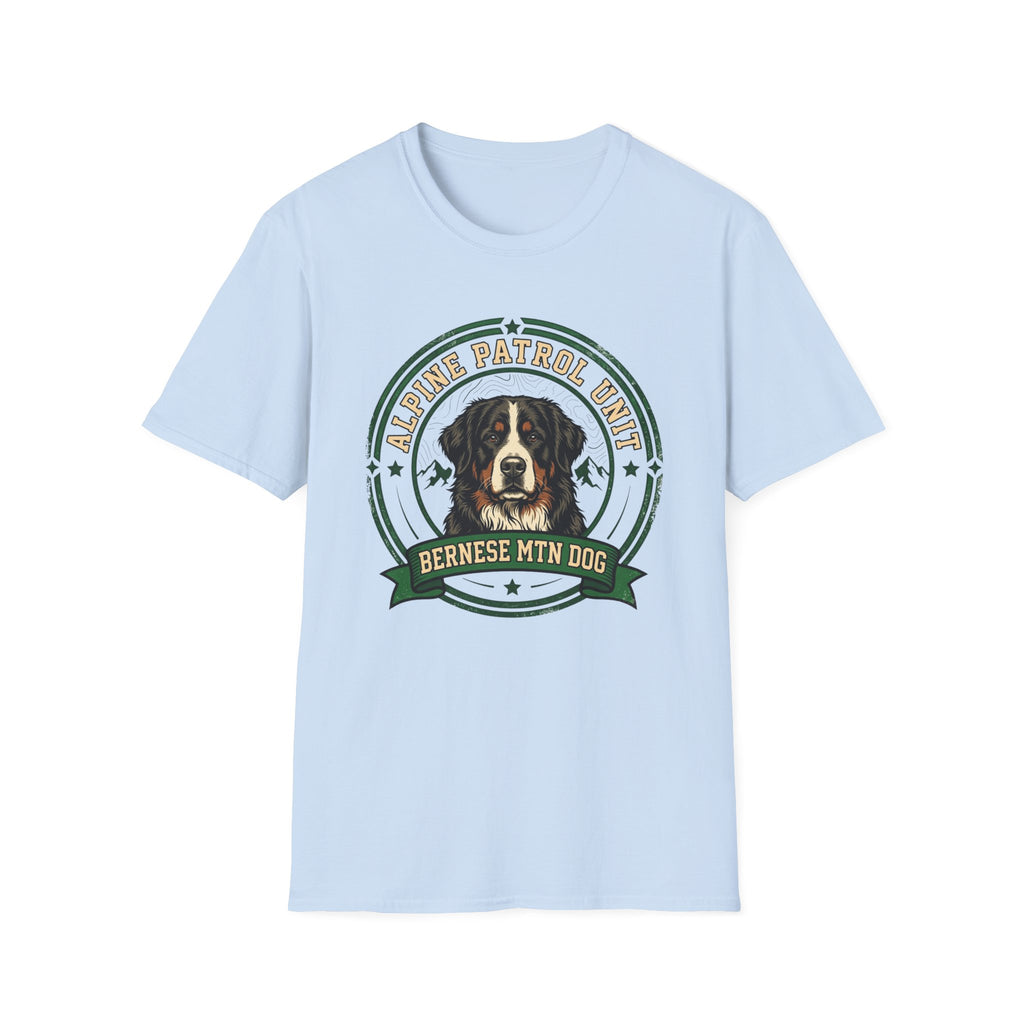 Bernese Mtn Dog Working Badge T-Shirt