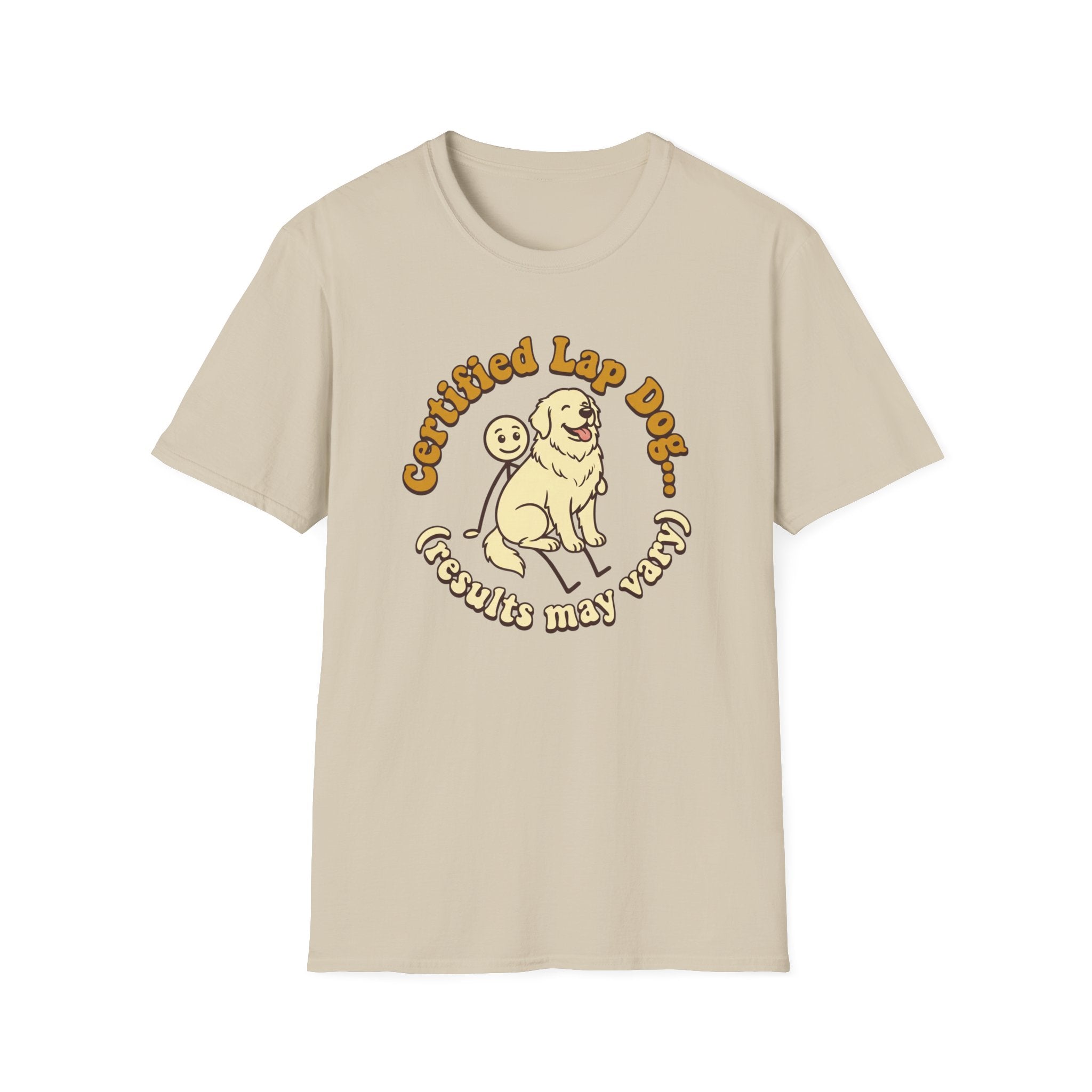 Great Pyrenees on a Stick Man T-Shirt