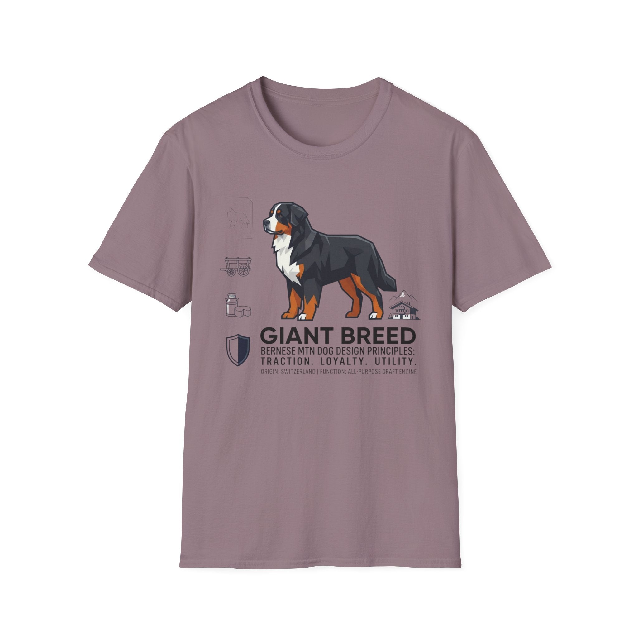 Bernese Mtn Dog Icons T-Shirt