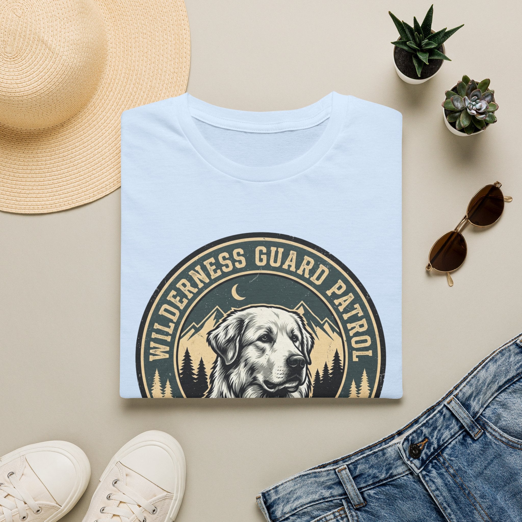 Great Pyrenees Working Badge T-Shirt
