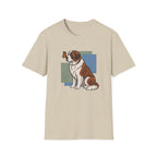 Butterfly on St. Bernard Nose T-Shirt