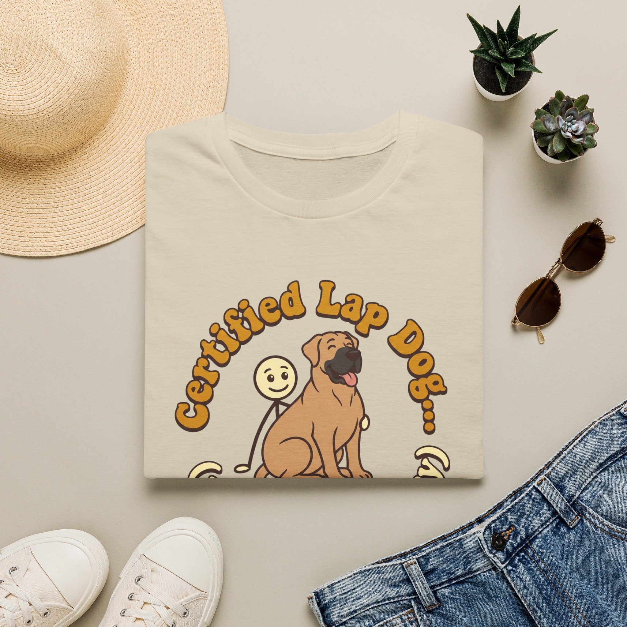 Great Dane on a Stick Man T-Shirt