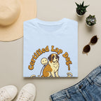 St. Bernard on a Stick Man T-Shirt