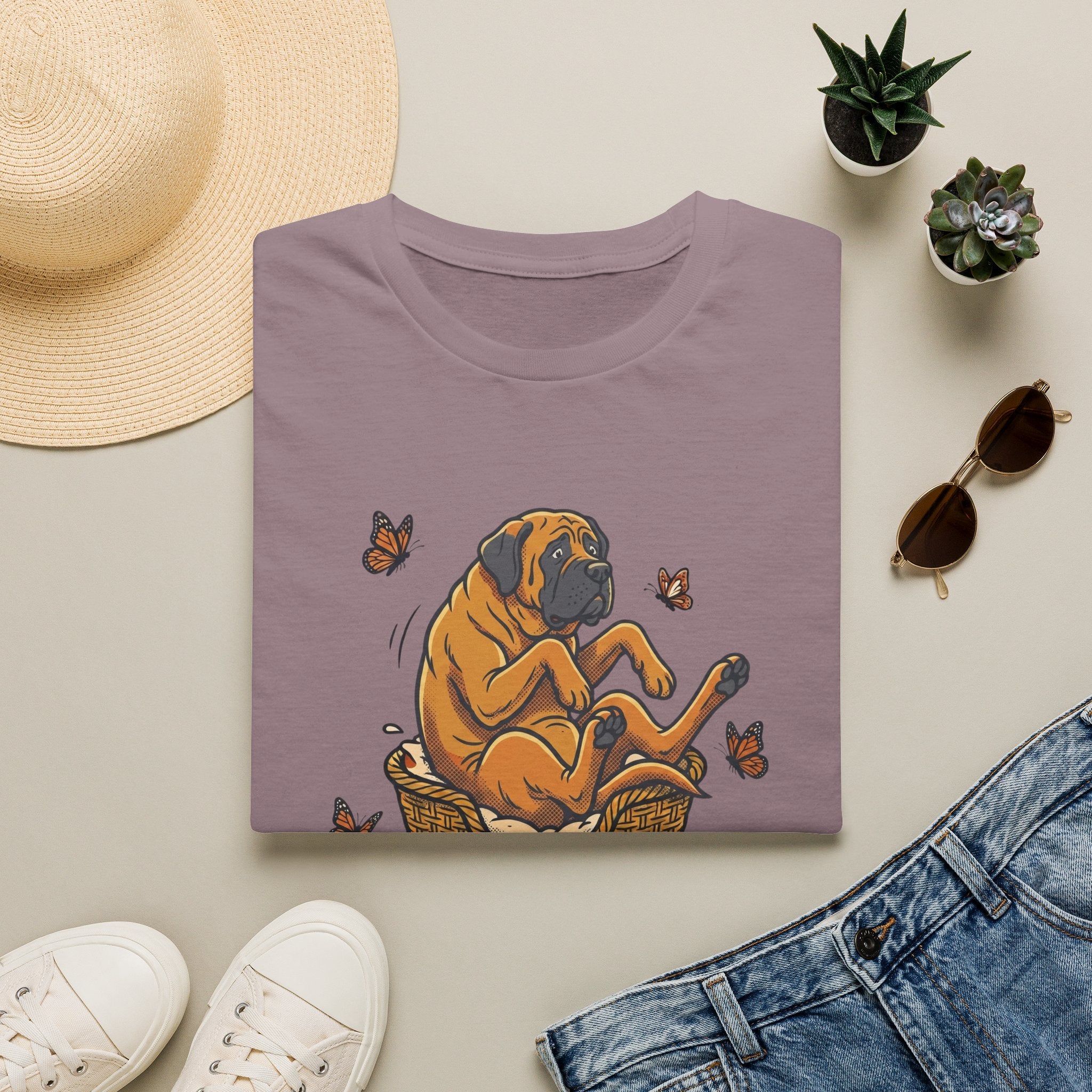 Mastiff in a Basket T-Shirt
